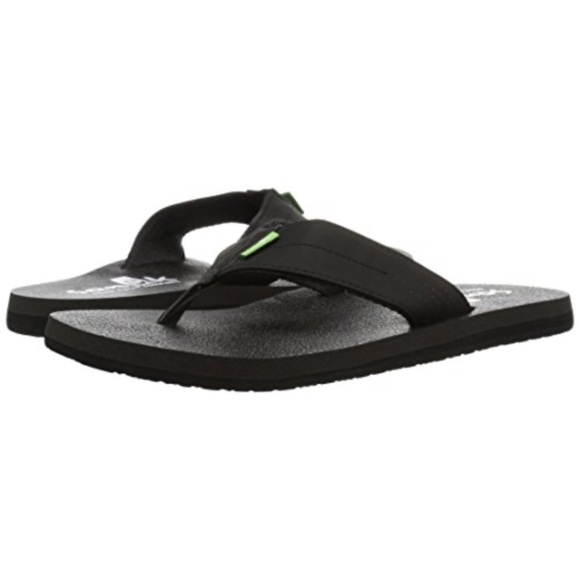 Sanuk Beer Cozy Coaster Flip Flops - Picture 1 of 9